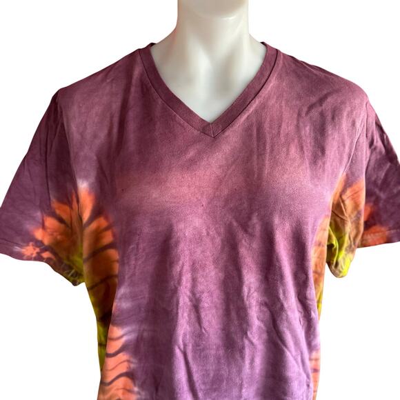 Mens Shirt Size XXL Tie Dye Tie Dye Hippy Festival Camping Outdoors Concert - Picture 2 of 10